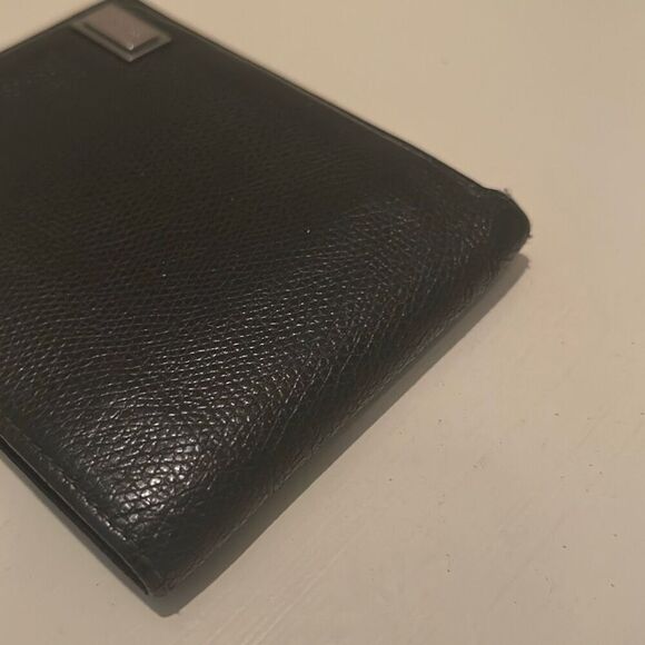 Dolce & Gabbana Bifold Wallet Black Leather Cardholder Minimalist Quiet Luxury - Picture 7 of 15